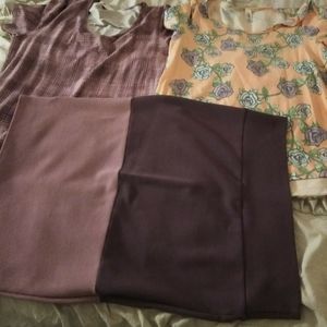 Cute lularoe outfit 2 classic t and Cassie skirt